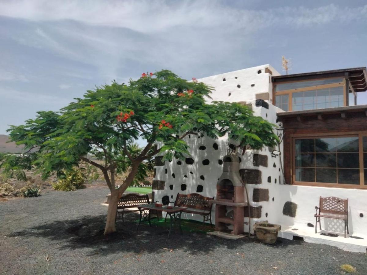 Lanzarote Casa Volcanica-Anclada Sobre La Lava Del Volcan Montana Blanca Eksteriør billede