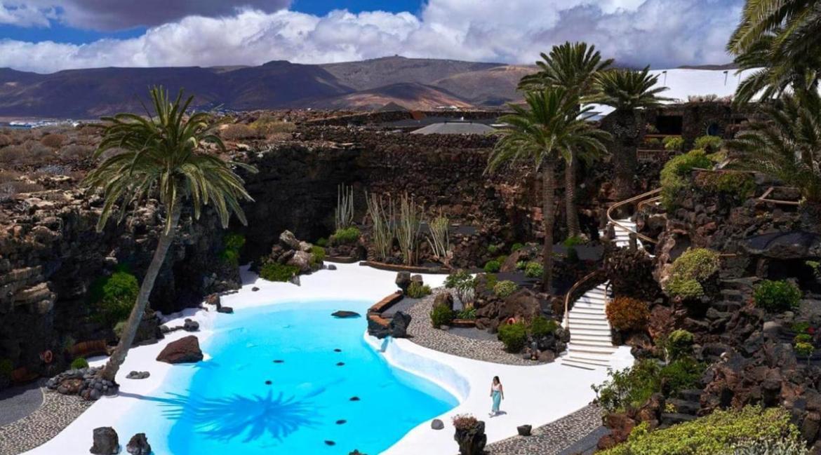 Lanzarote Casa Volcanica-Anclada Sobre La Lava Del Volcan Montana Blanca Eksteriør billede